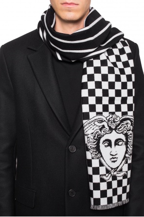 Logo-embroidered scarf, zdjęcie 2 Logo-embroidered scarf od Versace